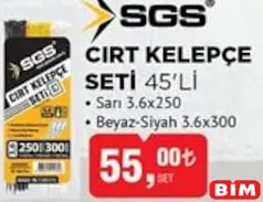 SGS CIRT KELEPÇE SETİ 45'Lİ